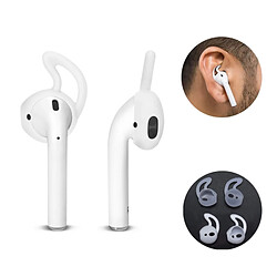 Wewoo Anti poussière Earphone Ear Capsules Anti-Oreille Crochet pour Apple AirPods, 2 Paires 