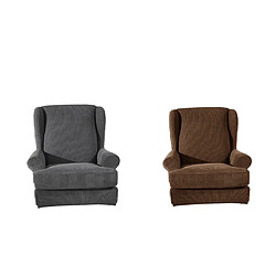 2 Ensembles Housse Canapé Élastique Fauteuil