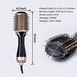 Universal Sèche-cheveux, brosse ronde, sèche-sourcils, peigne, cheveux roses, lisse, frise, nouvelle brosse à air chaud | fer frisé.