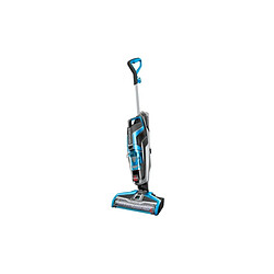 Bissell 17132 Crosswave Aspirateur Balai - Nettoyeur Multisurface 3 En 1 - 560 W - Aspiration 32 Airwatts - Bleu Et Titane