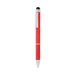 Avis Totalcadeau Stylo en aluminium avec pointe en caoutchouc à bille encre bleu Couleur - Jaune pas cher