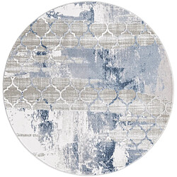 Hadorn Tapis 160x160 Bleu Davos Mesh 