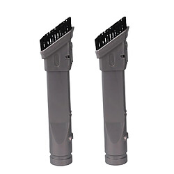 2-en-1 Brosse Épousseter Aspirateur Commutable Buse Pinceau Brosse De Poussière De Crevasse Pour Dyson