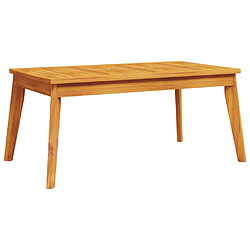 vidaXL Table à manger de jardin 100x55x45 cm bois massif d'acacia