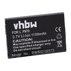 vhbw Li-Ion batterie 1100mAh (3.7V) pour portable, téléphone LG Electronics C660 Pro, Enlighten VS700, Gelato Q, Marquee LS855, Victor comme BL-44JN. 