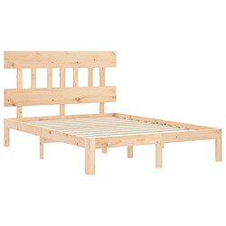 Acheter vidaXL Cadre de lit sans matelas 120x200 cm bois de pin massif