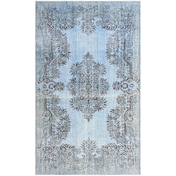 Vidal Tapis de laine 274x163 Bleu Ultra Vintage