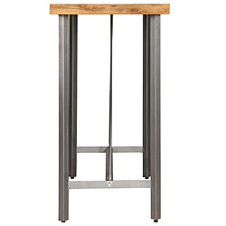 Acheter vidaXL Table de bar Teck recyclé massif 120x58x106 cm