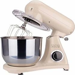 Robot pâtissier multifonctions 6.5l 1800w crème - bat-1522 - KITCHEN MOVE