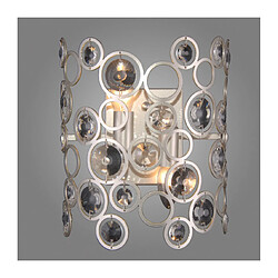 Luminaire Center Applique murale en cristal Nardo Champagne argent