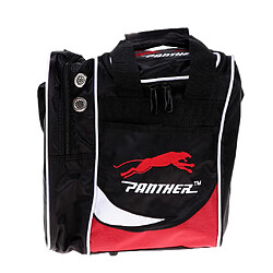 sac de boule de bowling imperméable sac de balle simple sac fourre-tout poche noir + rouge Poche pour boule de bowling