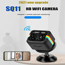 Mini caméra de Sport sans fil WIFI SQ11, Caméscope à Vision nocturne 1080P HD, Micro DVR, Vidéo DV + Carte Micro SD 128 G