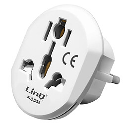 Adaptateur de chargeur Prise Type G Universelle LinQ Blanc