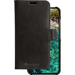 Folio 2 en 1 Samsung G S23 5G Lynge en Cuir Noir DBramante1928 