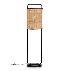 Lampadaire Thai Natura Métal Rotin 40 W 33 x 134 x 33 cm