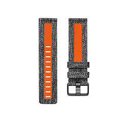 Avis Fitbit FB171WBGYTAS accessoire intelligent à porter sur soi Bande Charbon de bois, Orange Aluminium, Synthétique