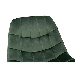 Acheter But Fauteuil BERGAME En velours vert