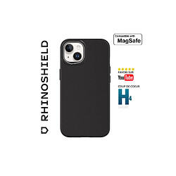 RHINOSHIELD Coque Compatible avec [Galaxy S24 Ultra] SolidSuit Compatible avec Magsafe - Coque Fine avec Technologie d'absorption des Chocs et Finition Premium Mate - Noir