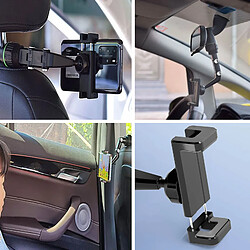 Support Voiture / Bureau pour Smartphone de 4'' à 6.8'' Rotatif à 360° LinQ Noir pas cher