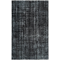 Vidal Tapis de laine 262x157 noir Ultra Vintage