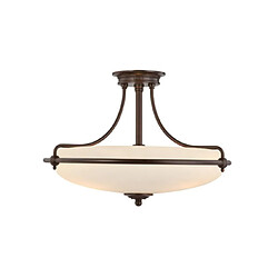 Elstead Lighting Plafonnier Griffin Métal Bronze palladien