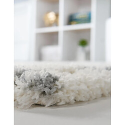 Hadorn Tapis shaggy 120x62 blanc crème Lachen Fence pas cher