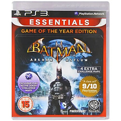 NC Batman: Arkham Asylum -- GOTY (Essentials) PS3 - Reconditionné