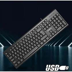 iKaku KSC-359 Clavier Filaire Noir (ENG) 