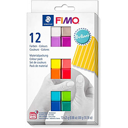 Graines Creatives Coffret Fimo Soft couleurs brillantes