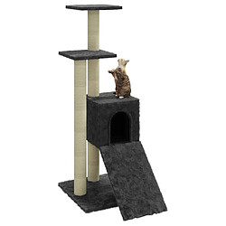 Acheter Arbre à chat avec griffoirs,niche pour chat en sisal Gris foncé 92 cm -MN71439