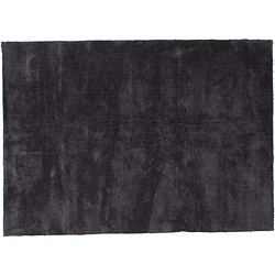 Venture Home Tapis en coton et polyester effet viscose gris foncé Undra 240 x 170 cm.