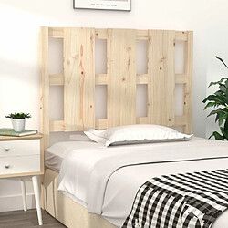 Avis Maison Chic Tête de lit scandinave pour lit adulte,Meuble de chambre 105,5x4x100 cm Bois massif de pin -MN88418