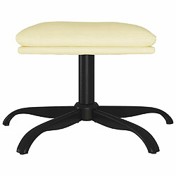 Avis Maison Chic Repose-pied,Tabouret confortable Crème 60x60x36 cm Similicuir -MN52791