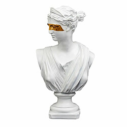 Acheter Paris Prix Statuette Déco Buste avec Masque 31cm Blanc