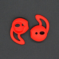 Wewoo Anti poussière Oreillettes de silicone sans fil oreillette Bluetooth pour Apple AirPods (rouge)