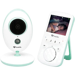 Truelife NannyCam V24 Babyphone Connecte 2.4" Wi-Fi Capteur de Température LED Infrarouge Blanc