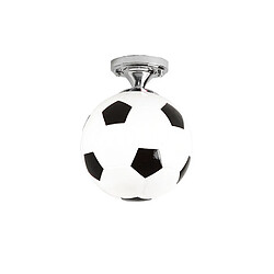 Universal 20cm Football Plafonnier Football LED Plafonnier Intérieur Bar Chambre Enfant Chambre Éclairage Garçon Lampe Home Noir 