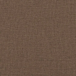 Acheter vidaXL Ensemble de canapés 2 pcs avec coussins Marron Tissu