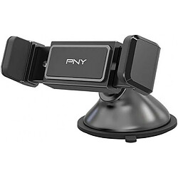 PNY Support Voiture Ajustable sur Pare-brise pour Smartphone à Rotation 360° Noir