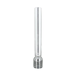 Girard Sudron Verre de lampe à pétrole Kosmos 10"" clair : Ø40mm/ h252mm