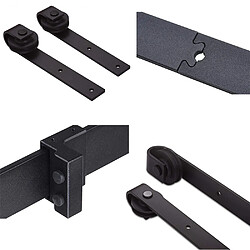 Avis Quincaillerie Kit de Rail pour Porte Coulissante Hardware - 230 cm