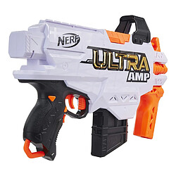 Acheter Hasbro Pistolet Blaster Ultra AMP Motorisé avec Chargeur et 7 Fléchettes Blanc