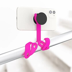 Avis PopMount 2 Support smartphone Silicone flexible Multifonction PopSockets Rose