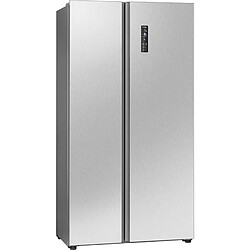 Réfrigérateur américain avec congélateur 442L Inox Bomann SBS7344-Inox 