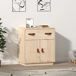 Maison Chic Buffet,Meuble de Rangement,commode pour salon,Cuisine 65,5x40x75 cm Bois massif de pin -MN77825