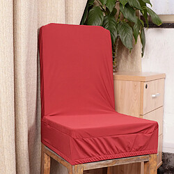 Spandex extensible faible court dossier de chaise housse de tabouret de bar vin rouge pas cher