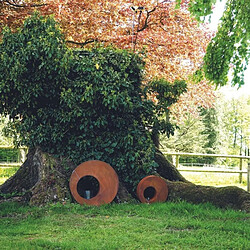 Jardinex Déco jardin bulle ... 40 cm - Rouille