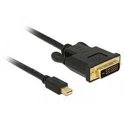 DELOCK 83989 2M MINI DISPLAYPORT DVI-D NOIR CÂBLE VIDÉO ET ADAPTATEUR 