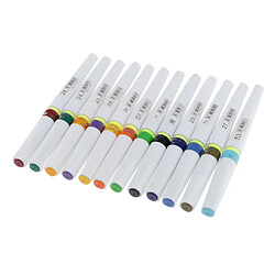 12 / 24x Stylo Pinceau Fine Tips étudiants Peinture Artiste Stylos 12 Couleurs