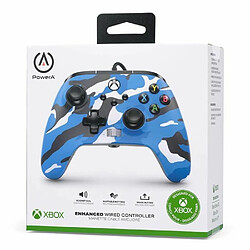 Power A Manette XBOX ONE-S-X-PC camouflage bleu Métal EDITION Officielle + Casque Gamer PRO H3 SPIRIT OF GAMER XBOX ONE/S/X/PC